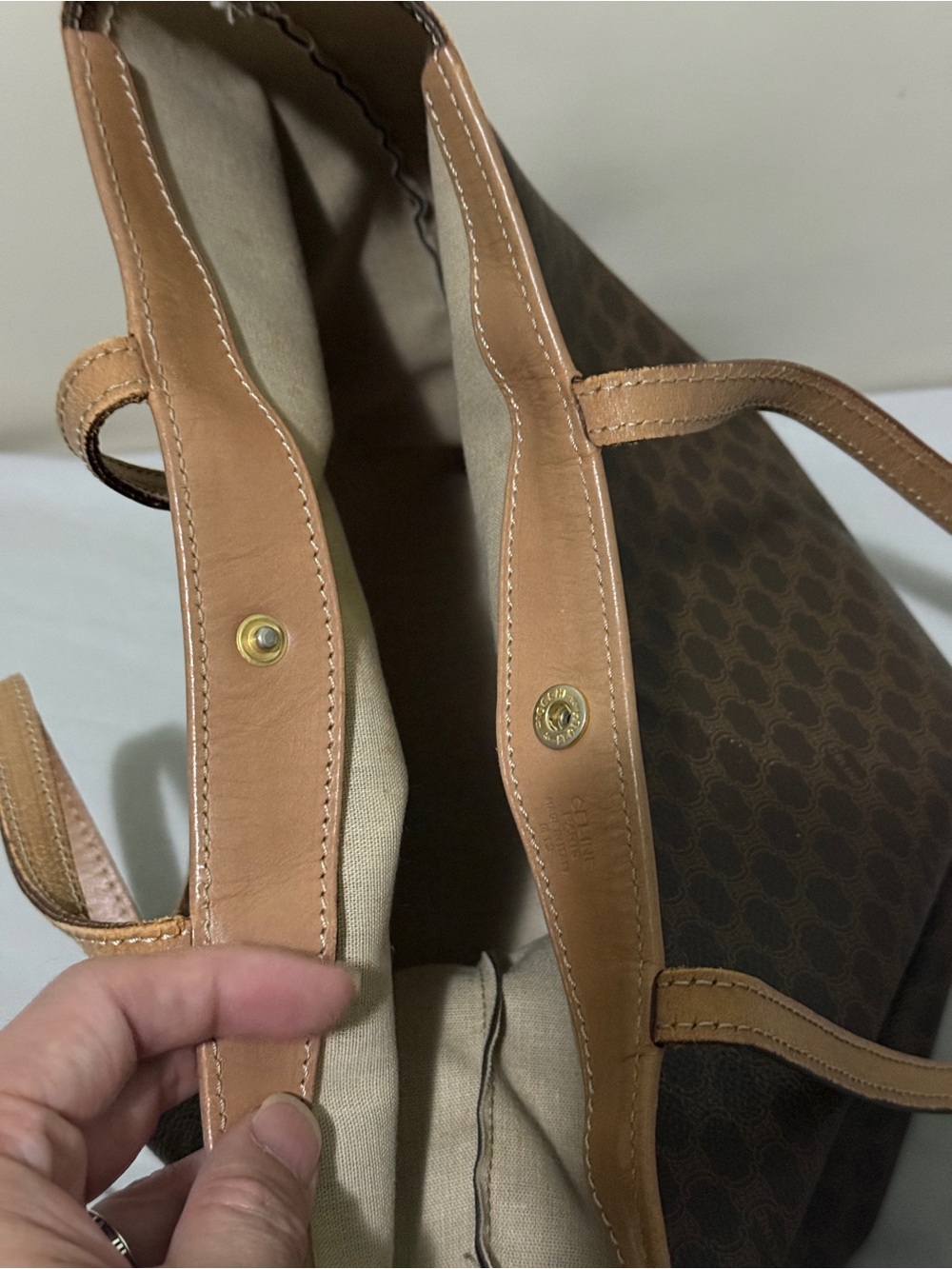 Celine Macadam coated canvas (PVC) Tote - Picture 8 of 15